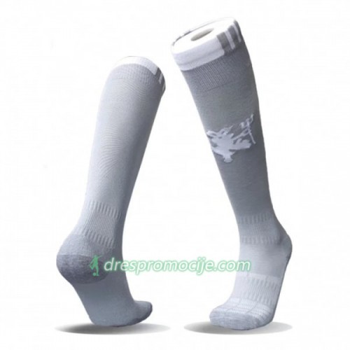 Manchester United 2017-18 Sportske Čarape Treći Siva Manchester United 2017-18 Sportske Čarape Treći Siva